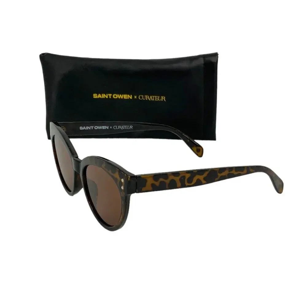 Saint Owen X Curateur WYLDE Tortoise Shell Sunglasses NWT $95 MSRP